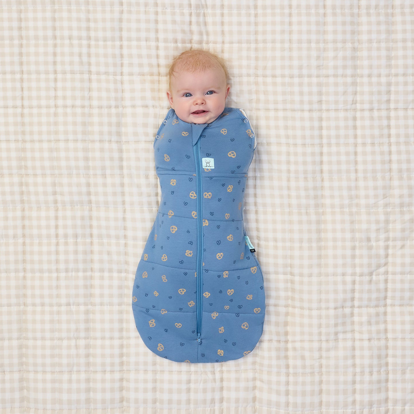 Cocoon Swaddle Bag, Pretzel- 3.5 Tog, 0-3 months