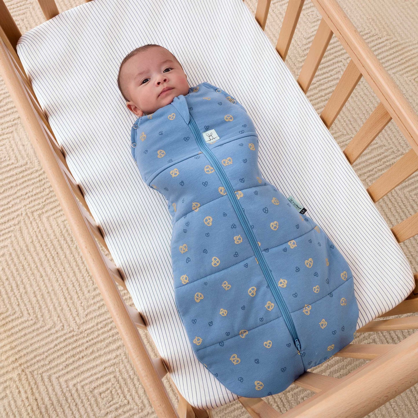 Cocoon Swaddle Bag, Pretzel- 3.5 Tog, 0-3 months
