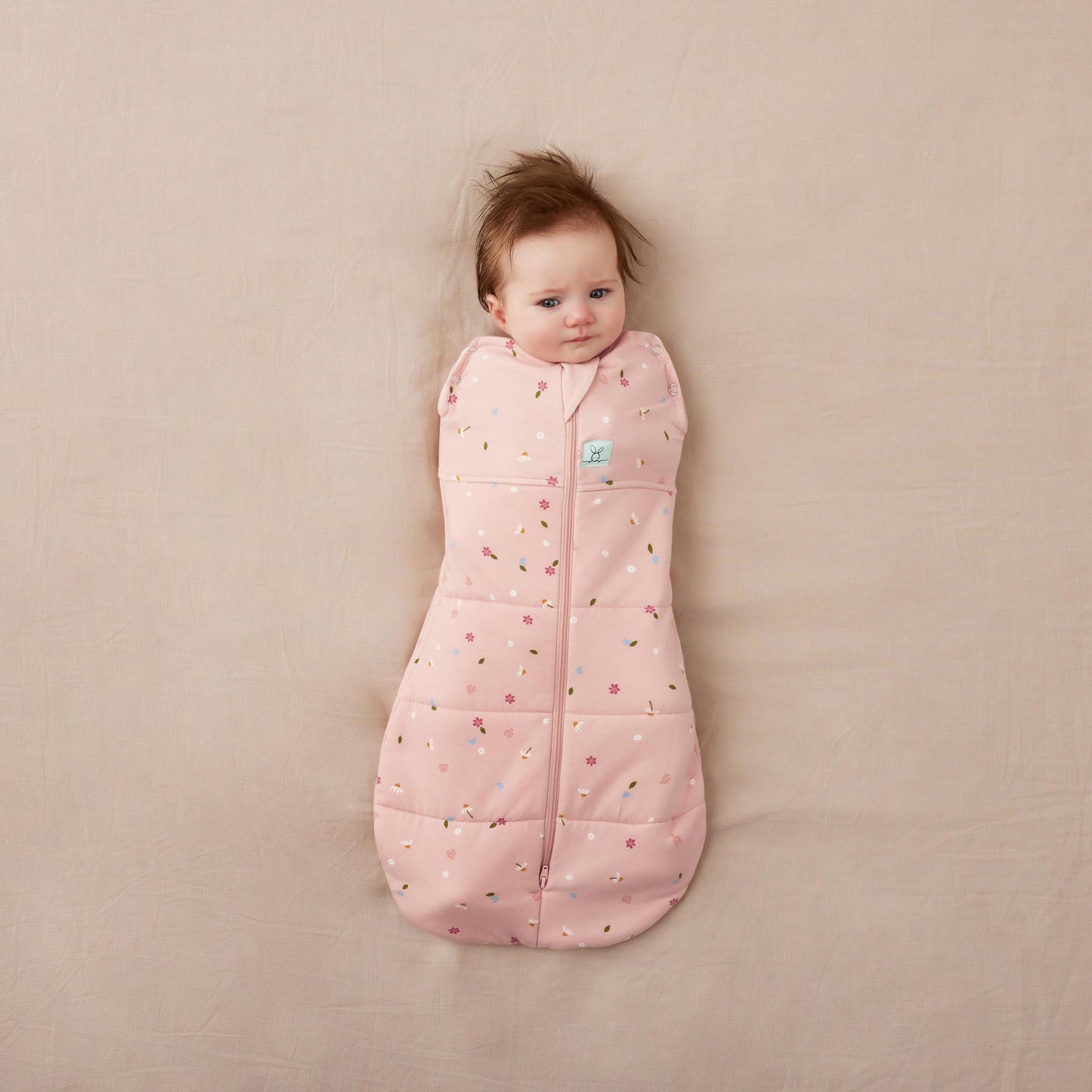 Cocoon Swaddle Bag, Daisies- 2.5 Tog, 0-3 months