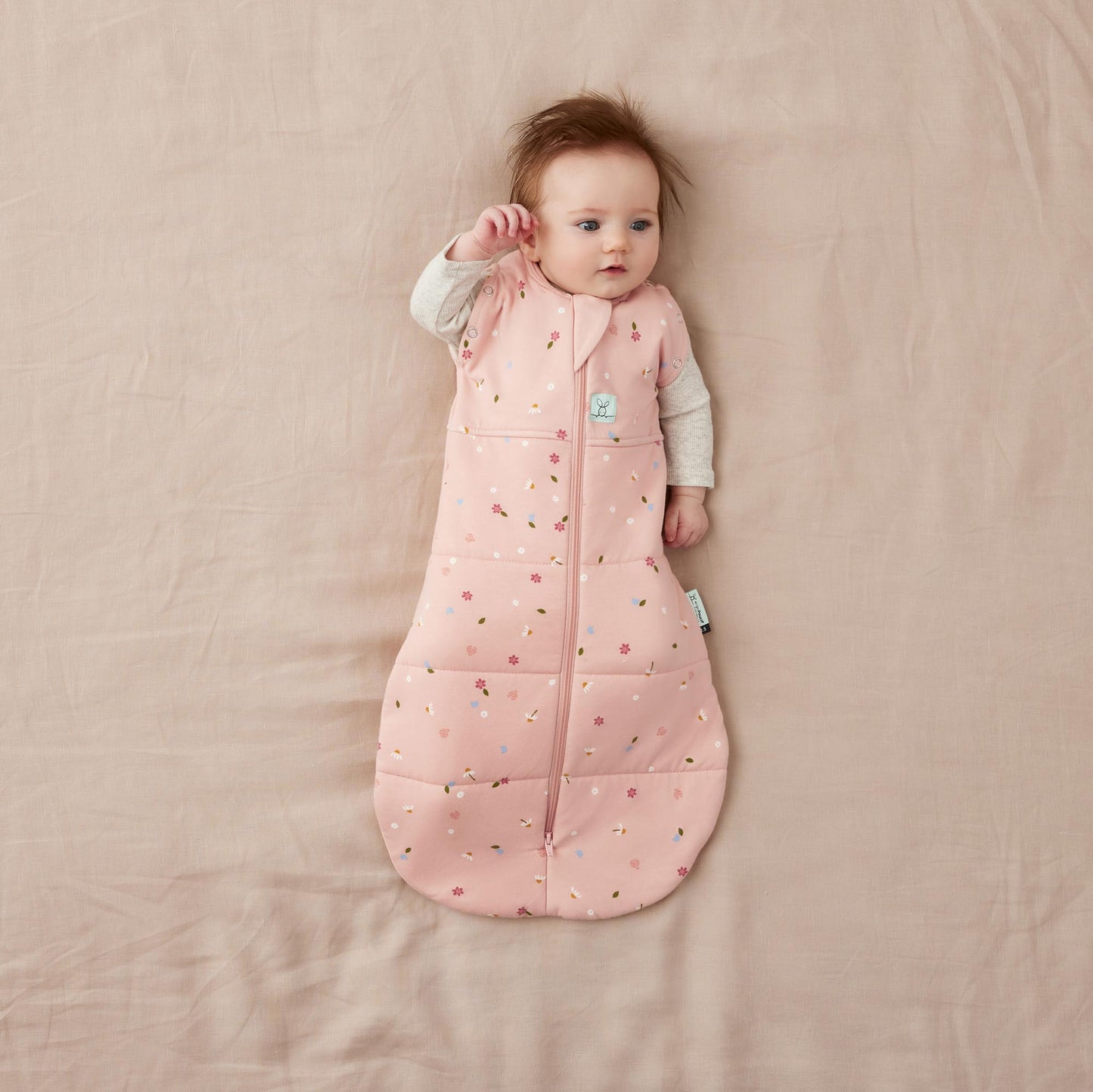 Cocoon Swaddle Bag, Daisies- 2.5 Tog, 0-3 months