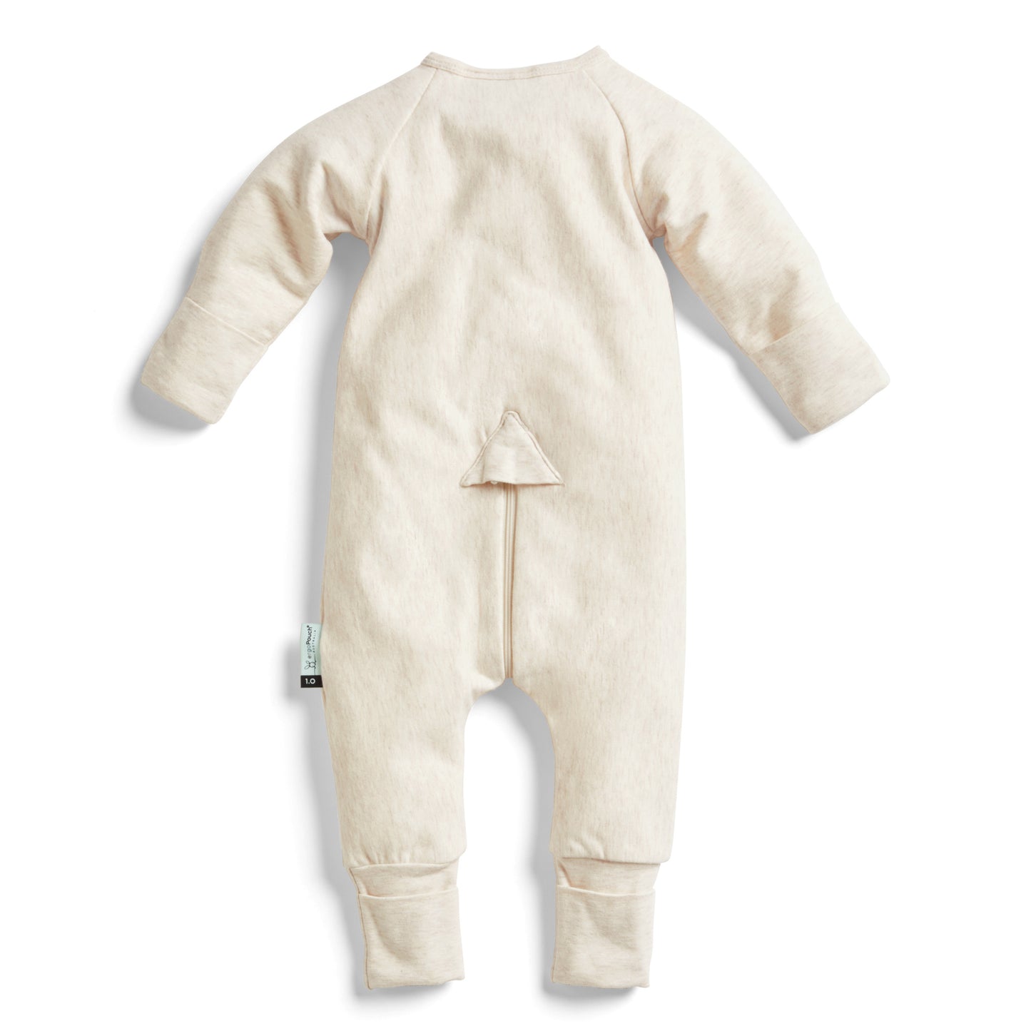 Layers Long Sleeve, Oatmeal Marle, 0.2 Tog, 6-12 months