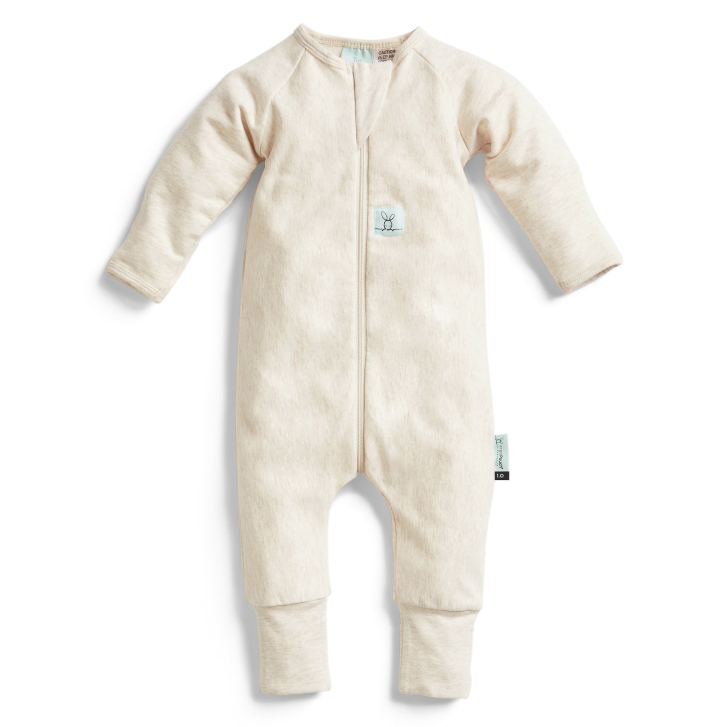 Layers Long Sleeve, Oatmeal Marle, 0.2 Tog, 6-12 months