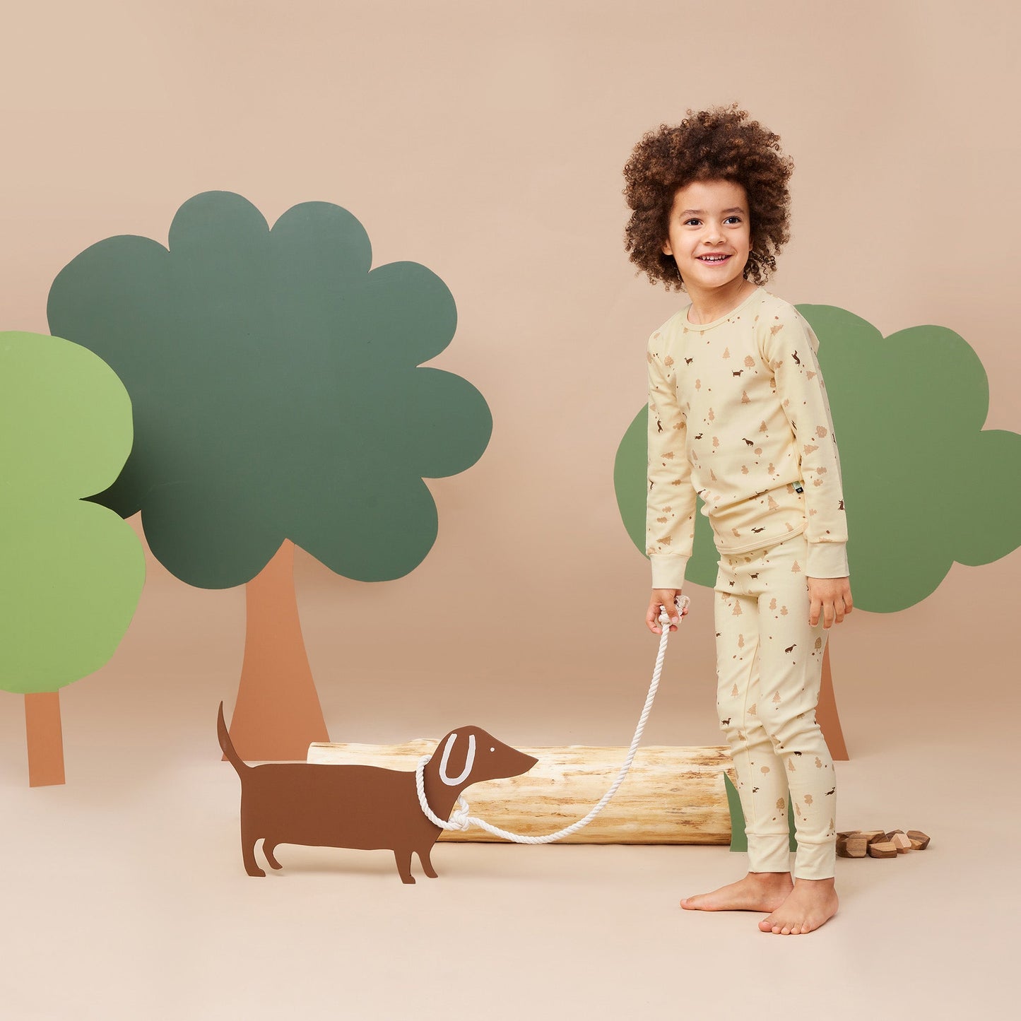 Pyjamas Long Sleeve 1 Tog Doggos- Size 3