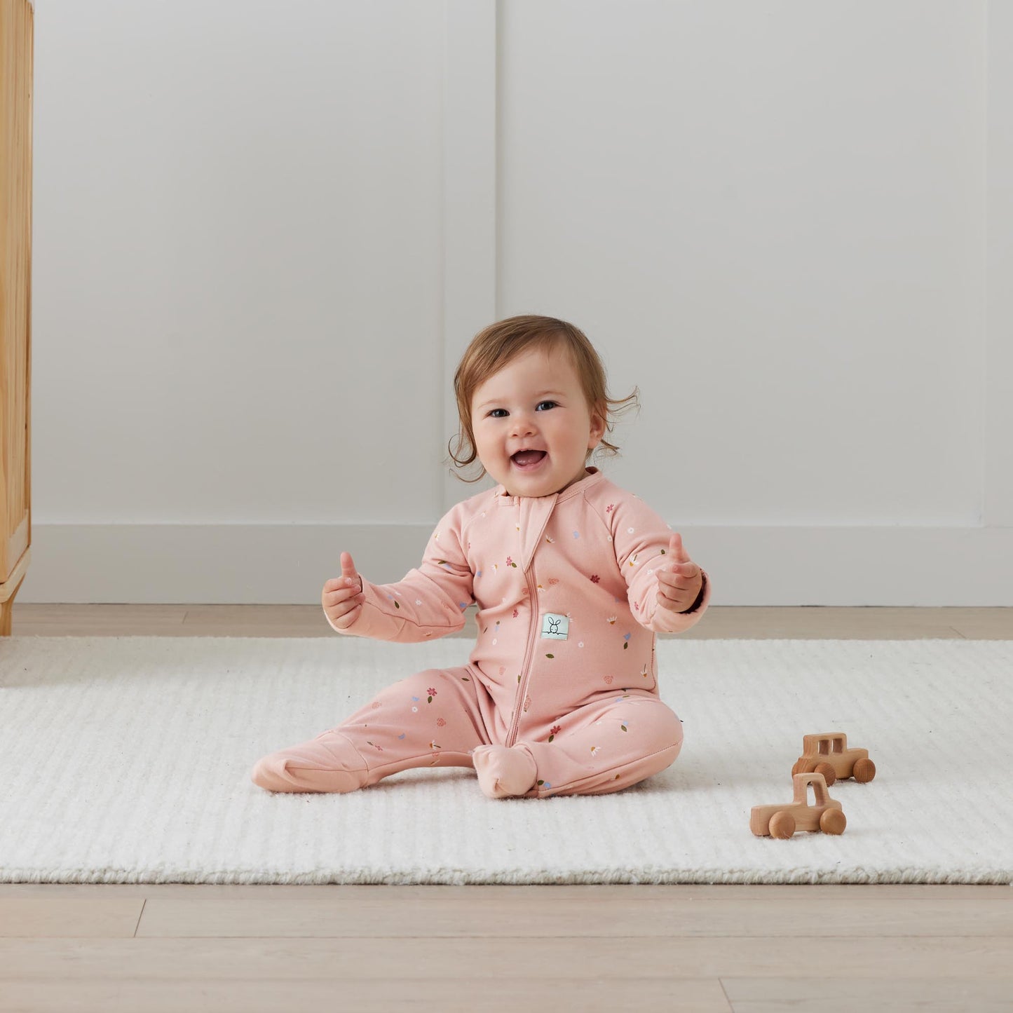 Layers Long Sleeve Daisies, 0.2 Tog, 3-6 months