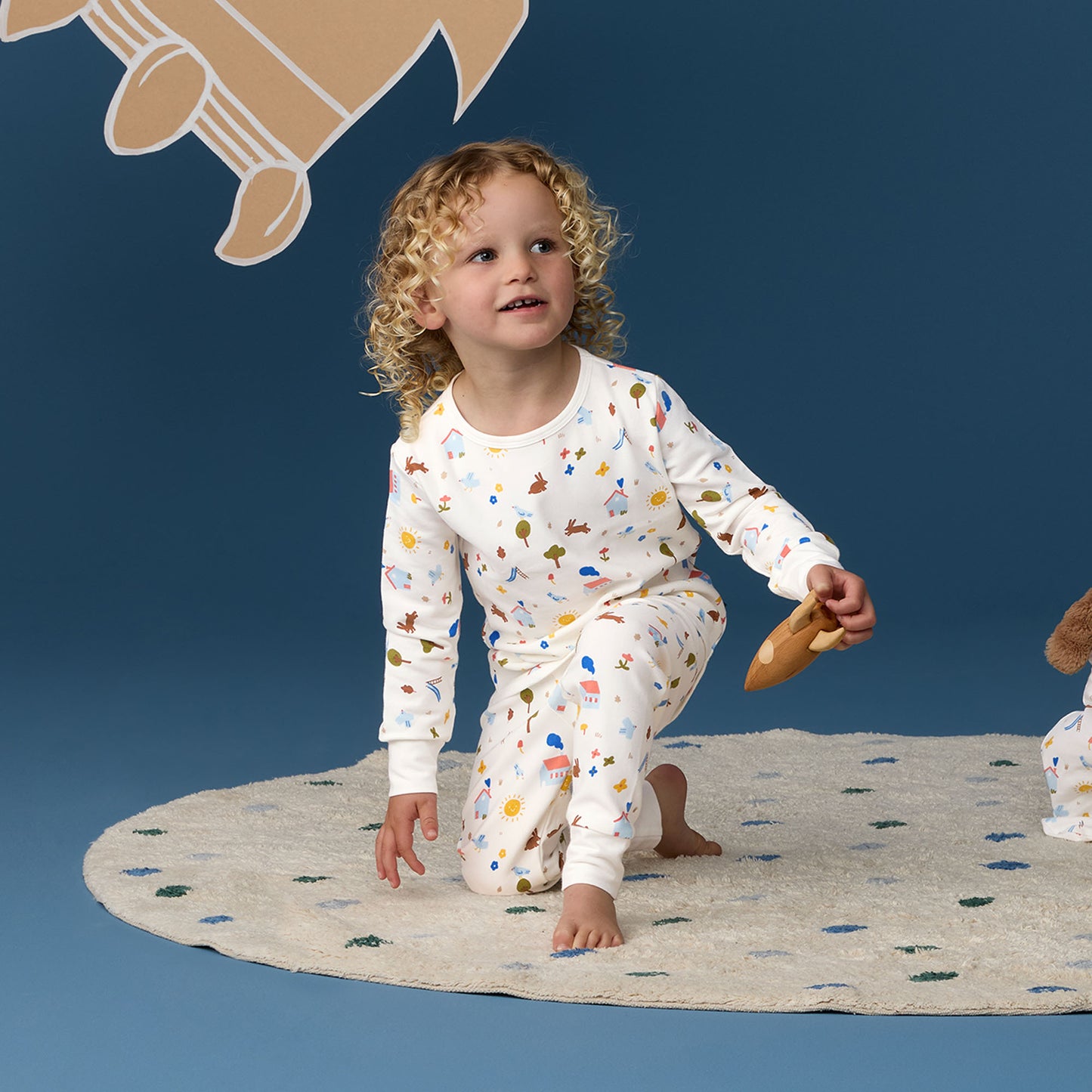 Pyjamas Long Sleeve 1 Tog, daydream- Size 4