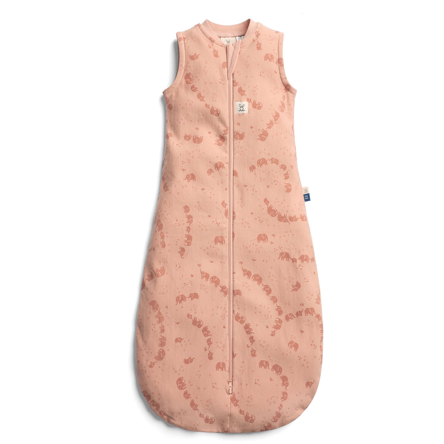 Jersey Sleeping Bag 1.0 Tog, Elephant Parade- 8-24 months