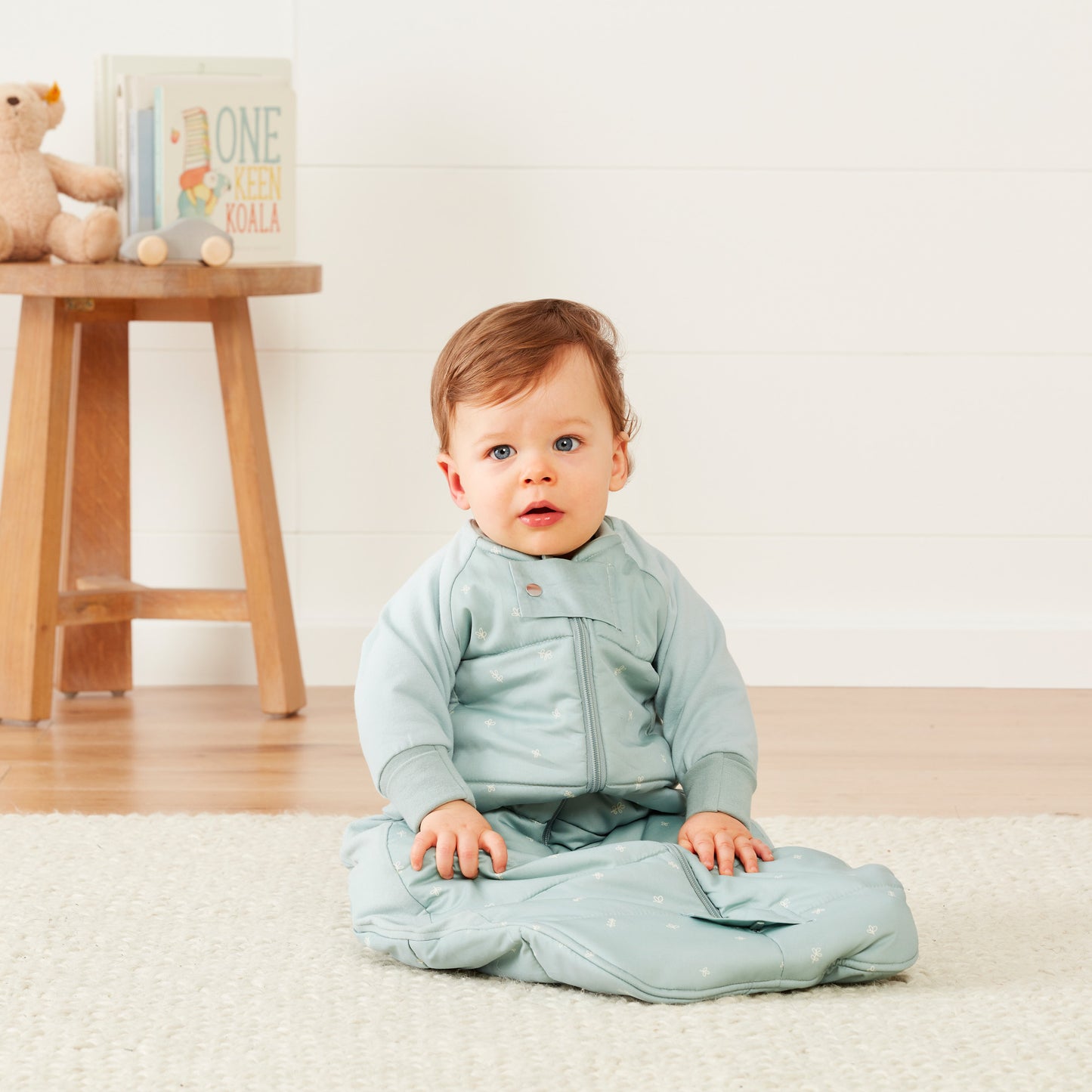 Sheeting Bag Heritage 3.5 Tog, Sage - 2-4 Years
