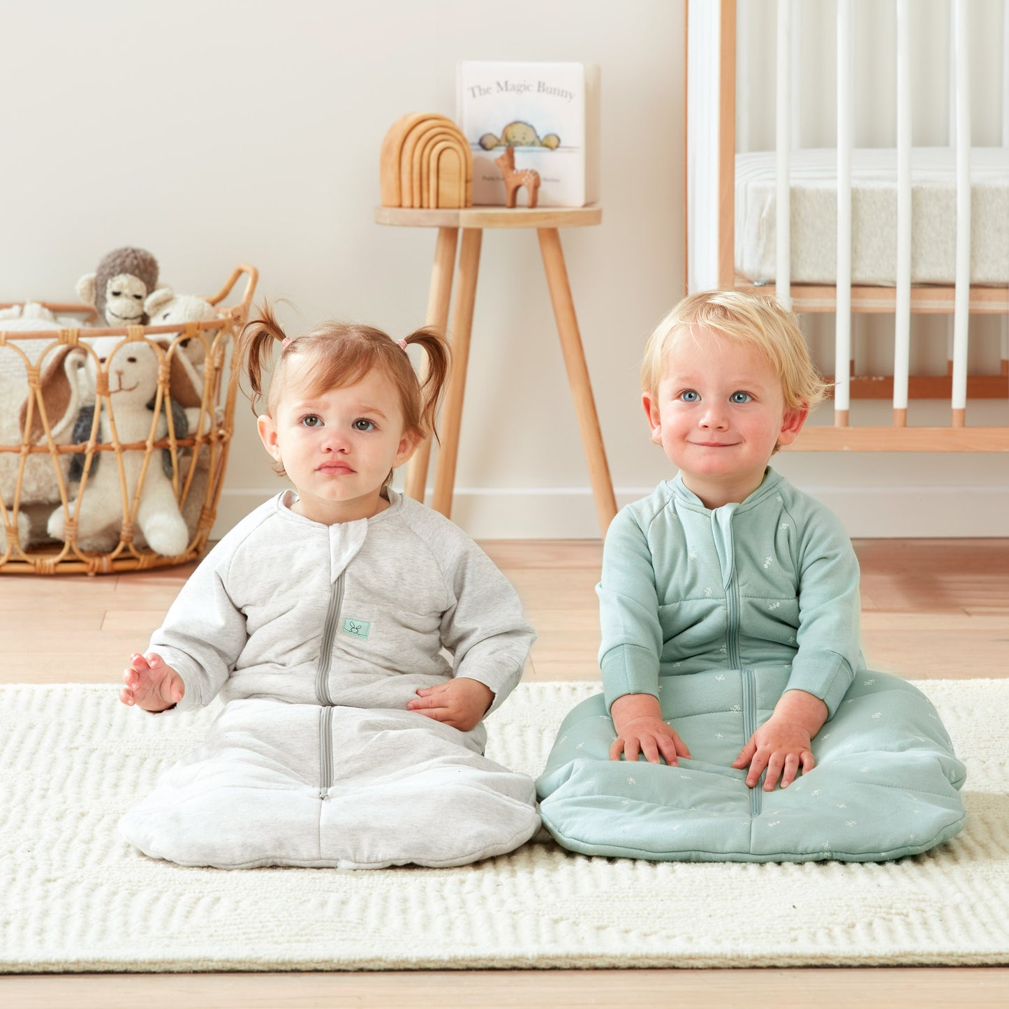 Jersey Sleeping Bag 3.5 Tog Grey Marle - 8-24 months