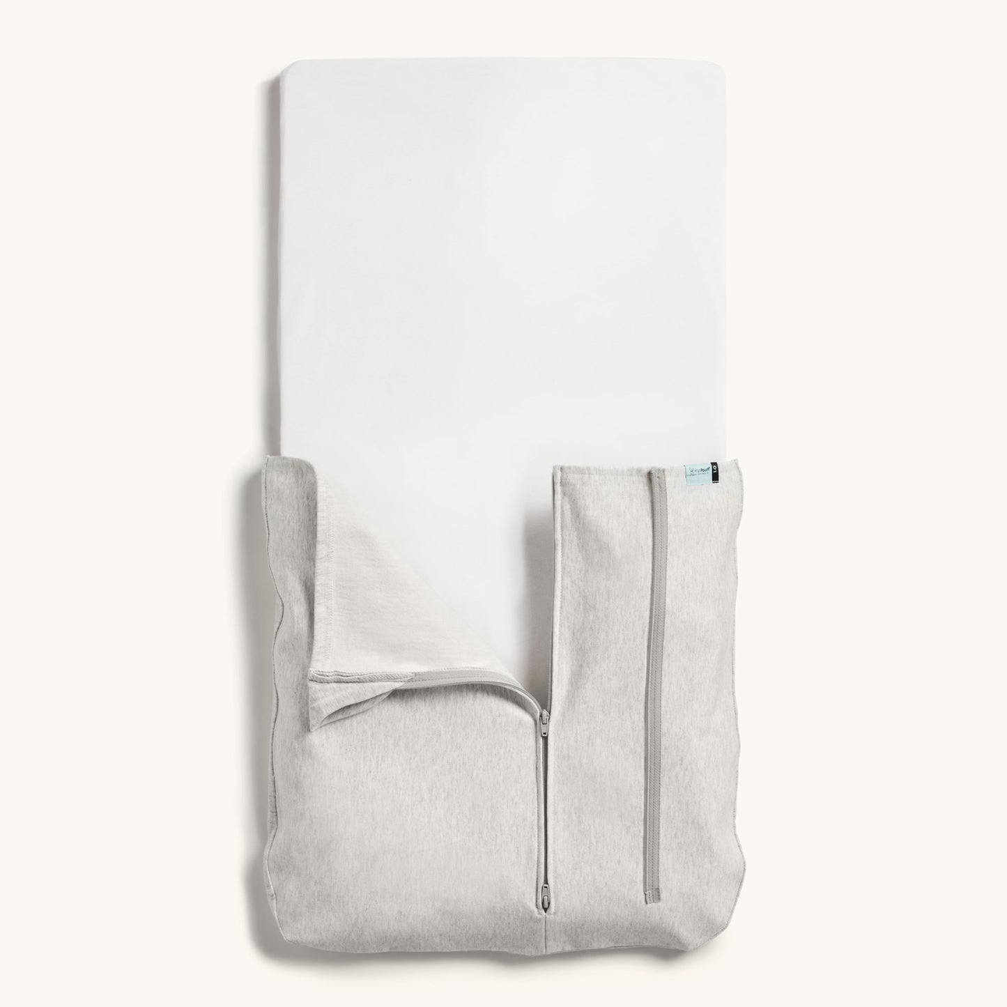 Baby Tuck Sheet- Grey Marle- Cot