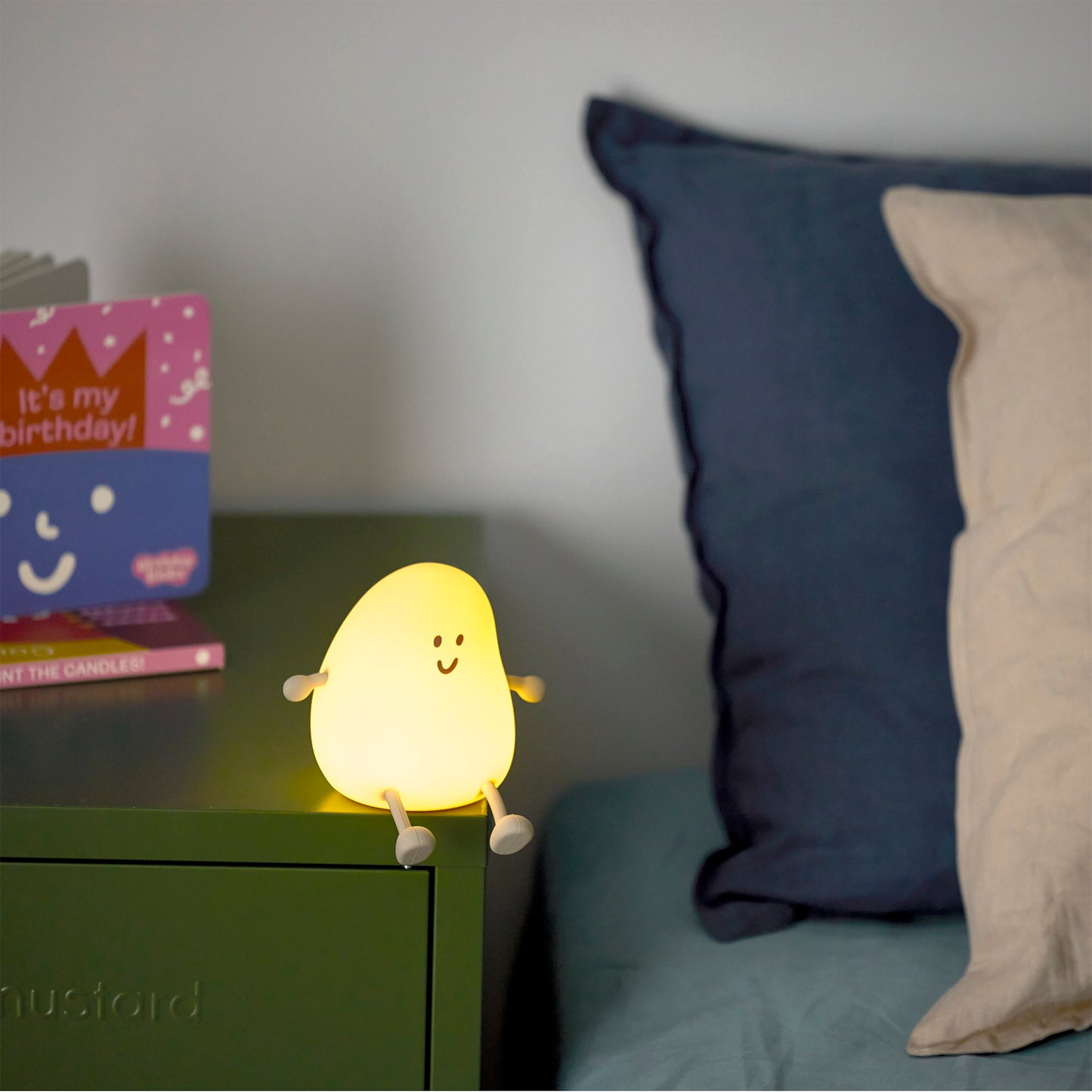 Blobby Bedtime Lamp Taupe