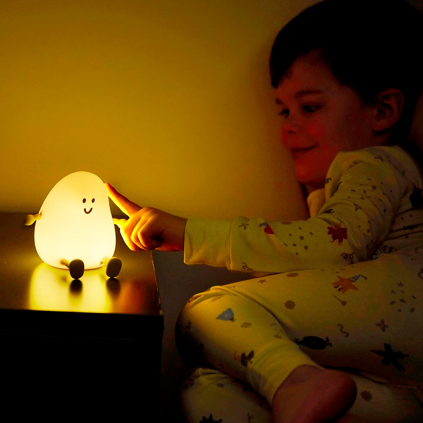 Blobby Bedtime Lamp Taupe
