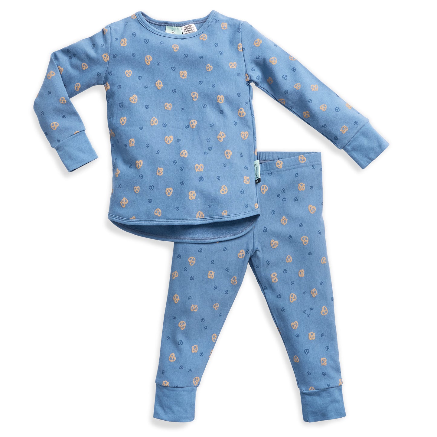 Pyjamas Long Sleeve 1 Tog, Pretzel- Size 3