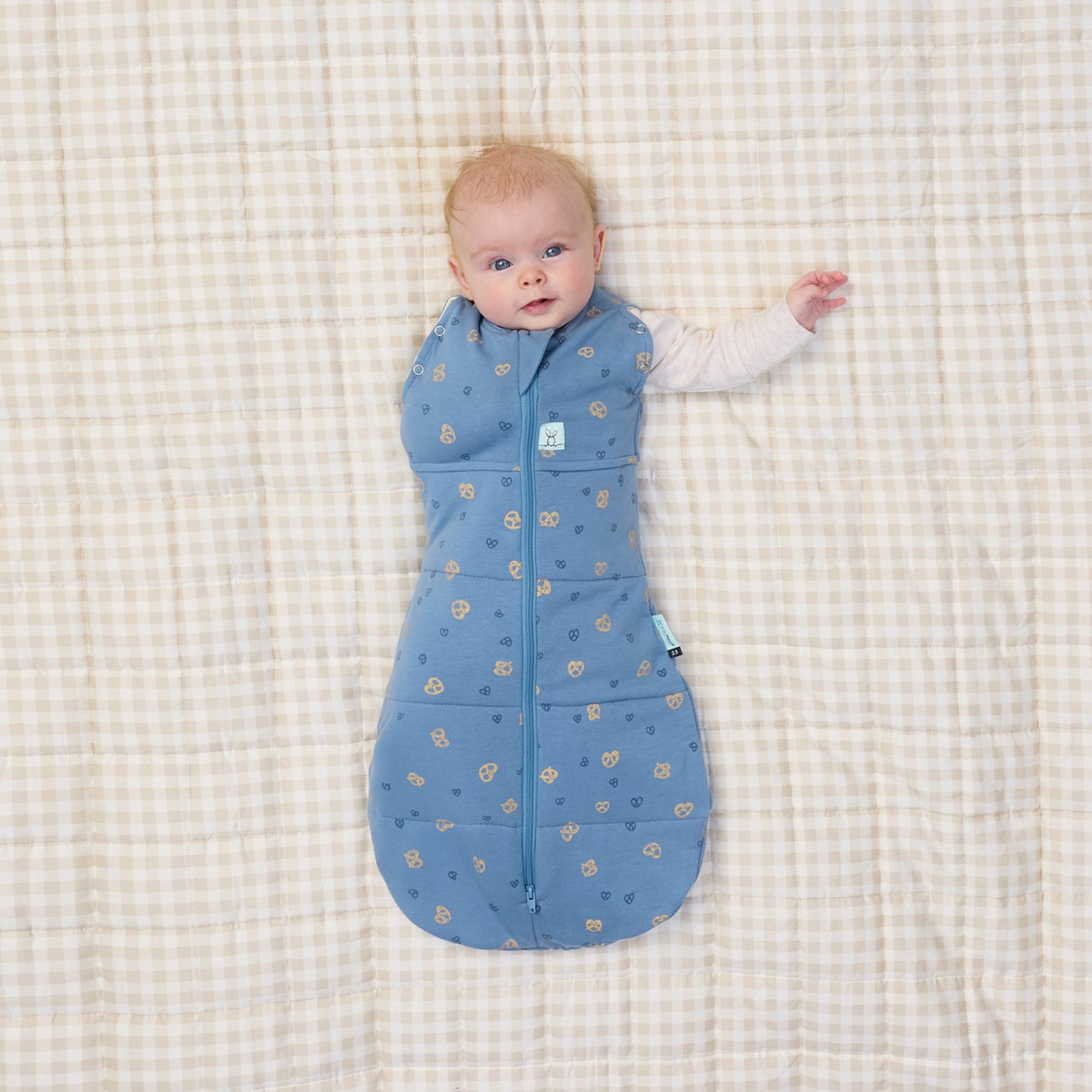 Cocoon Swaddle Bag, Pretzel- 3.5 Tog, 0-3 months