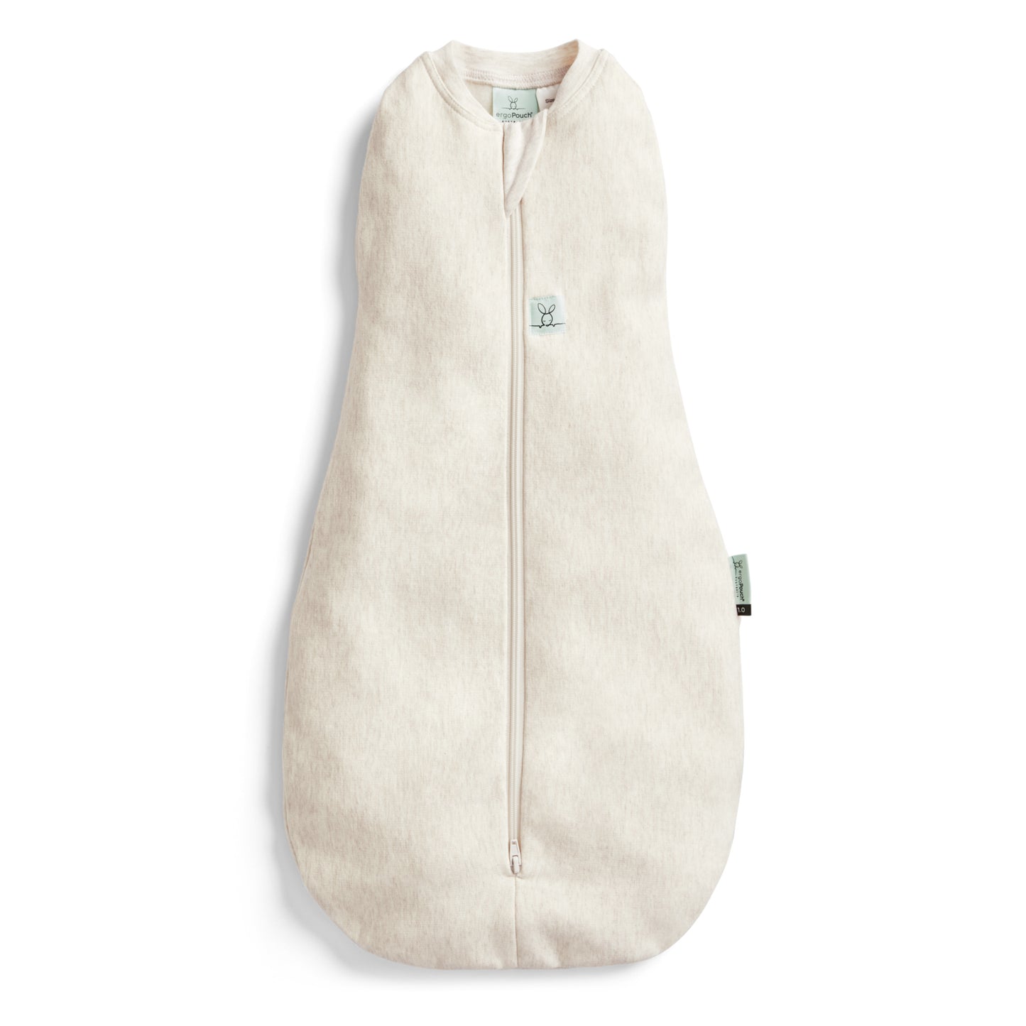 Jersey Sleeping Bag 1.0 Tog Oatmeal Marle- 8-24 months