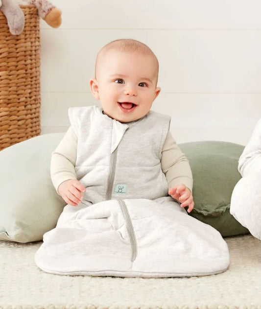 Jersey Sleeping Bag 2.5 Tog, Grey Marle- 8-24 months