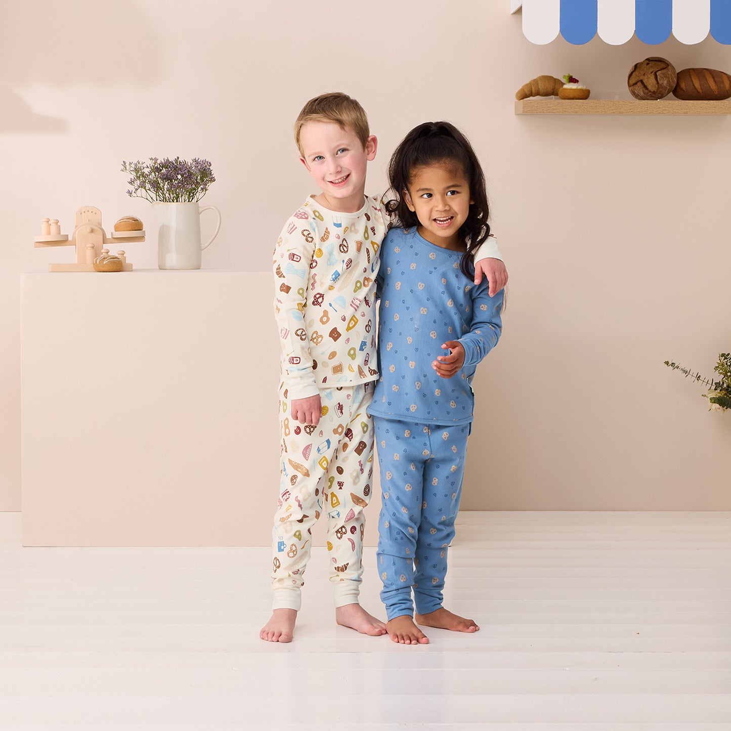 Pyjamas Long Sleeve 1 Tog, Pretzel- Size 3