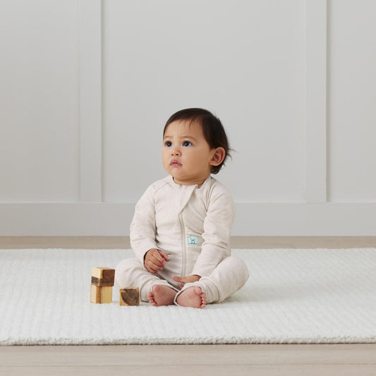 Layers Long Sleeve, Oatmeal Marle, 0.2 Tog, 6-12 months