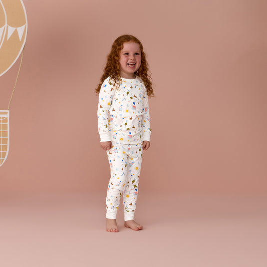 Pyjamas Long Sleeve 1 Tog, daydream- Size 4