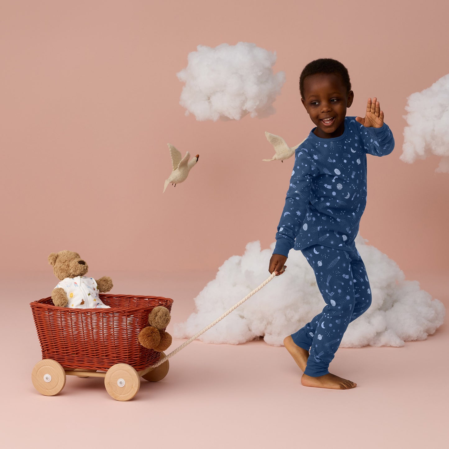 Pyjamas Long Sleeve 1 Tog, starbeam- Size 4