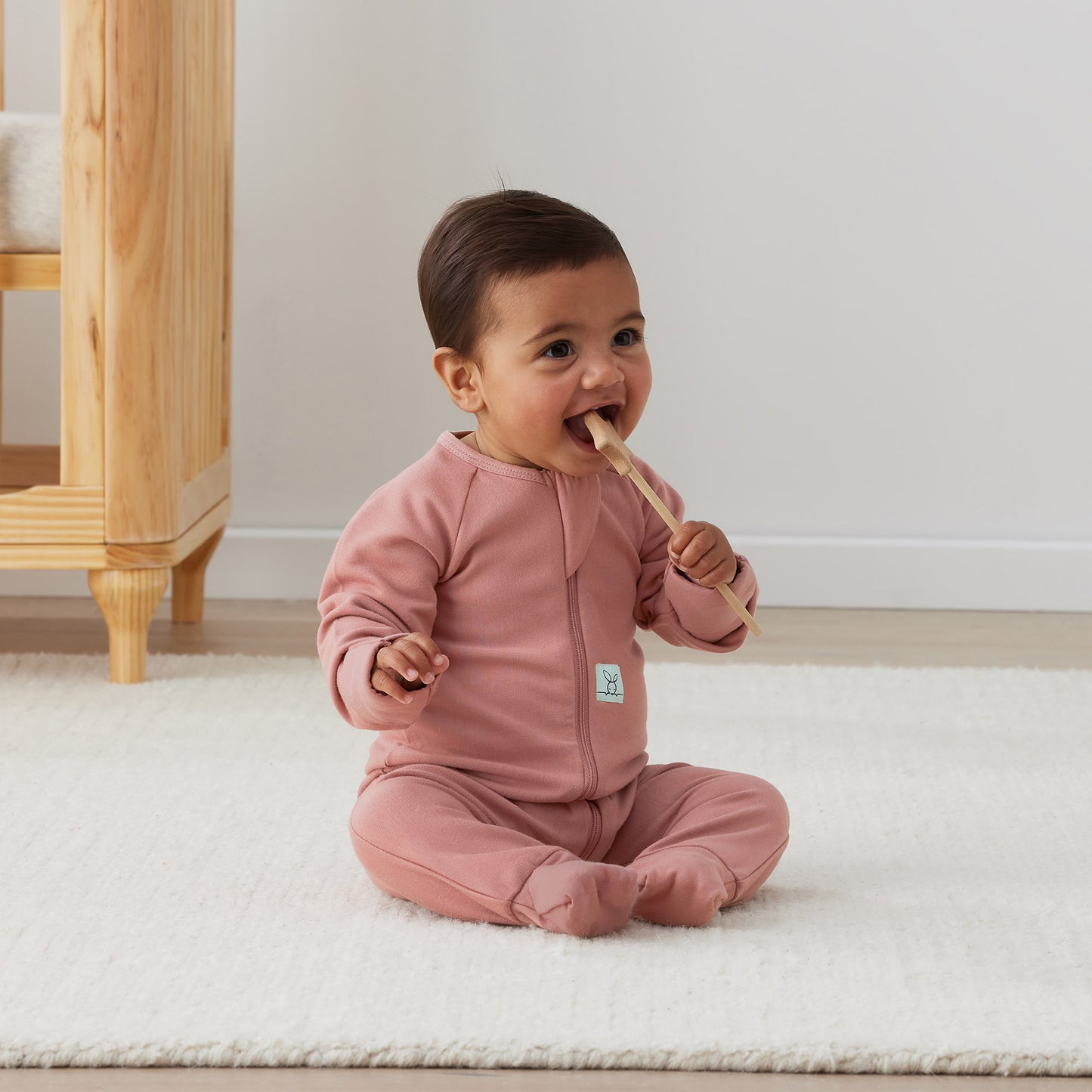 Layers Long Sleeve Rose, 1 Tog, 6-12 months