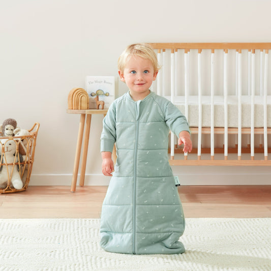Jersey Sleeping Bag 3.5 Tog Sage - 3-12 months